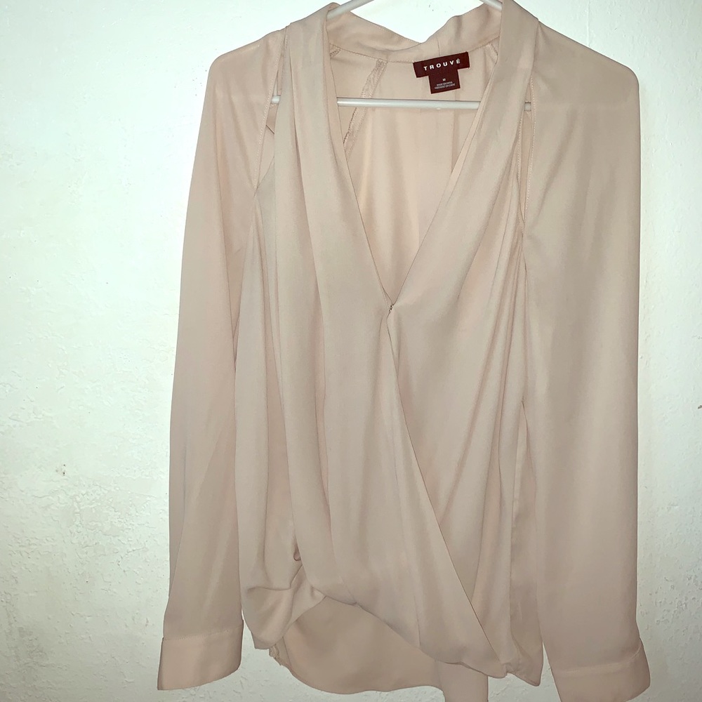 Beige women blouse